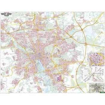 Hannover. Stadtplan, 1:20 000 Kolektiv autorů
