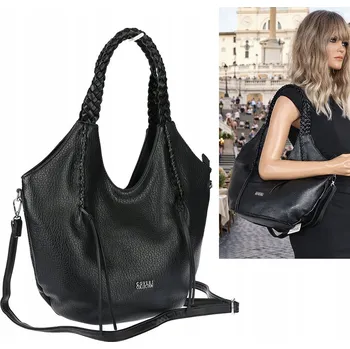 Kabelka COVERI COLLECTION kabelka eko kůže černá