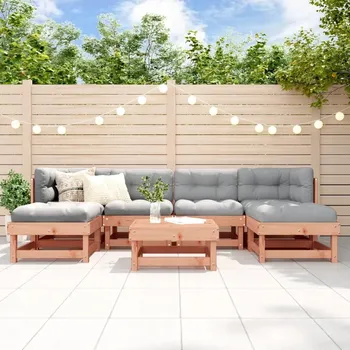 VidaXL 7dílná zahradní souprava, masivní douglaska