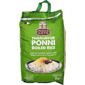 Rýže Parboiled rýže Ponni Thanjavaur India Gate 5 kg