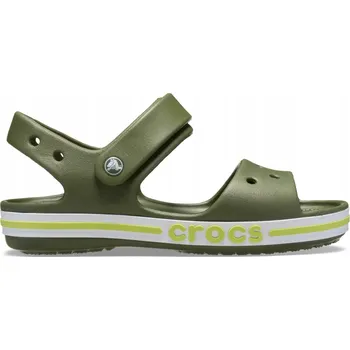 Chlapecké sandály Crocs dětské sandály plast zelené velikost 32,5