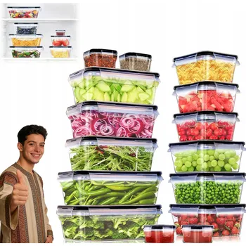 Dóza na potraviny 15x Kuchyňská dóza na potraviny, uzeniny, sýry s víkem