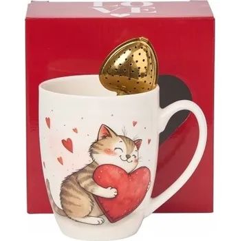 Hrneček Duo Valentýnský porcelánový 360 ml