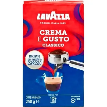 Mletá Káva pro italský trh Crema e Gusto Classico 250g - Lavazza