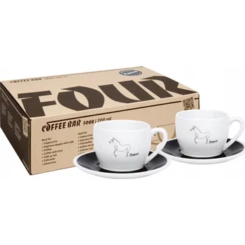 Sada 2 univerzálních šálků 200 ml - Picasso - Kůň - Coffee Bar FOUR -