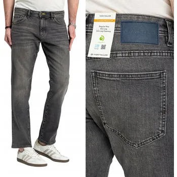 Pánské džíny Tom Tailor TTJOSH REGULAR pánské džíny rovného střihu velikost 34/34