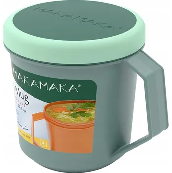 Hrneček na polévku do mikrovlnky, nepropustný s uchem MyMug 670 ml makamaka
