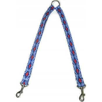 Vodítko pro psa Vodítko pro 2 psy, rozbočovač vodítka pro psy, dvojité vodítko 20mm/40cm