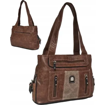 Kabelka Charm & Shape shopper kabelka eko kůže hnědá