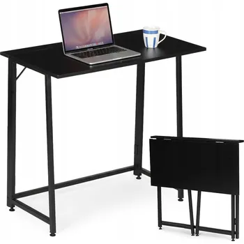 Psací stůl Obdélníkový psací stůl ModernHome 80 x 45 x 76 cm černý