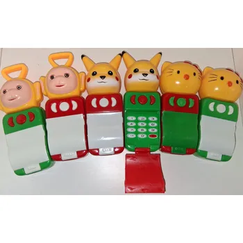 Dětské chodítko LEVNO Dětský hrací vyklápěcí telefon Varianta: teletubbies Rozbalev(n)o