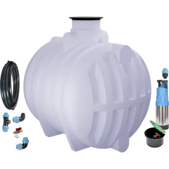 nádrž Nádrž na dešťovou vodu Neptun 9500 - sestava s čerpadlem pro zahradu