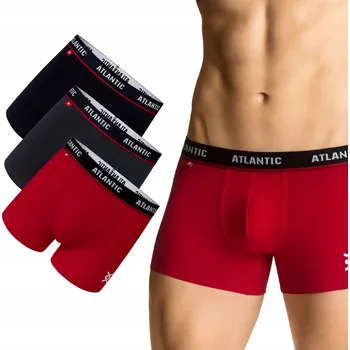 Pánské oblečení PÁNSKÉ BOXERKY 3-PACK trenýrky Atlantic 3MH-042 - L