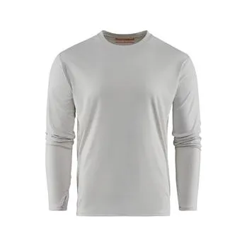 Pánské tričko Grundéns Tough Sun Crew Oyster Velikost: XXL