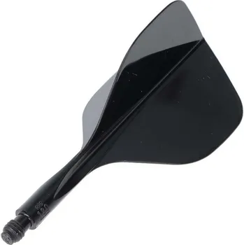 Příslušenství pro šipky Condor letky s násadkou AXE 120 Small, černé Délka násadky: 30 mm