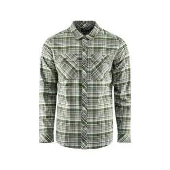 Pánská košile Grundéns Dungeness Seawool Flannel Shirt Grass Velikost: M