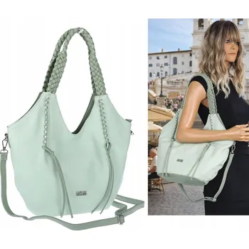 Kabelka COVERI COLLECTION kabelka eko kůže zelená