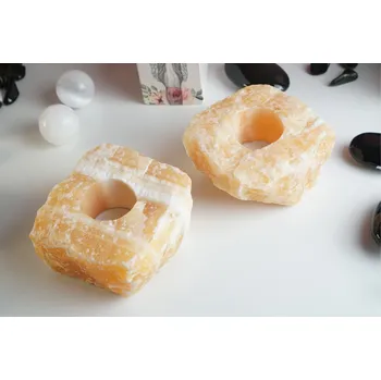 Svícen Svícen - Kalcit oranžový