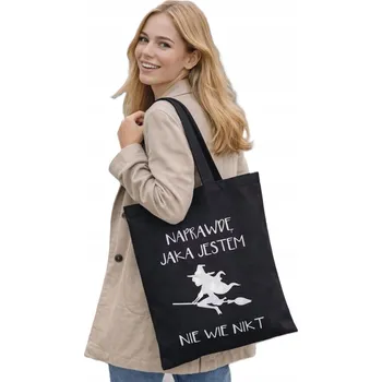 Kabelka Versoli shopper kabelka polyester černá