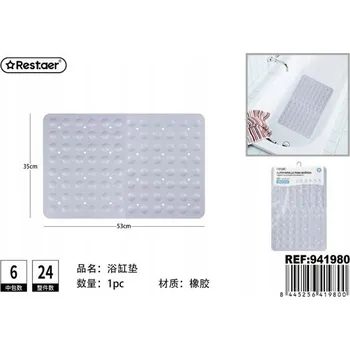 Protiskluzová podložka Rest.aer - Prostiskluzová podložka do vany 35*53 cm obdélníková