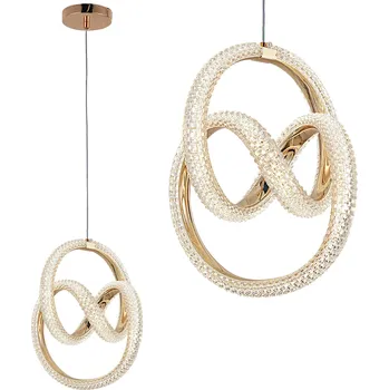 Toolight Toolight, LED závěsné svítidlo 24W, 4000K, G068-CP, zlatá, OSW-08665