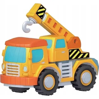 Obraz Kreativní sada 3D samolepky Model Stavební stroje Jeřáb - MAKE