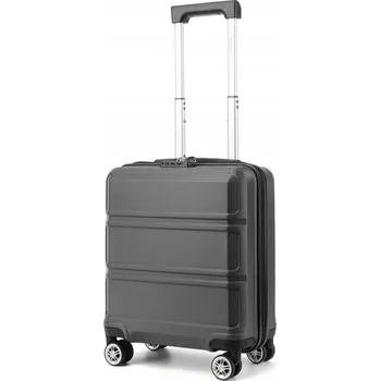 KONO šedé kabinové zavazadlo ABS 25L s TSA zámkem