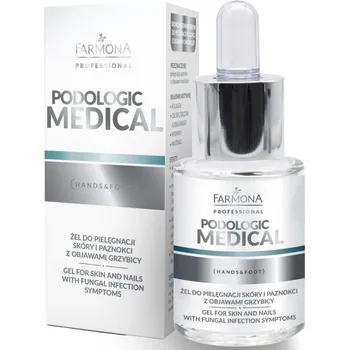 Kosmetika na nohy FARMONA PODOLOGIC MEDICAL GEL NA KŮŽI A NEHTY S PŘÍZNAKY MYKÓZY 15ML