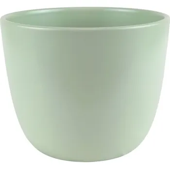 Květináč Soendgen Keramik Obal keramický na Primule Sevilla pr.11cm v.9cm, matte linden green