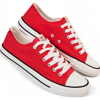 Dámská obuv ČERVENÉ SPORTOVNÍ DÁMSKÉ TENISKY MIRINN 38