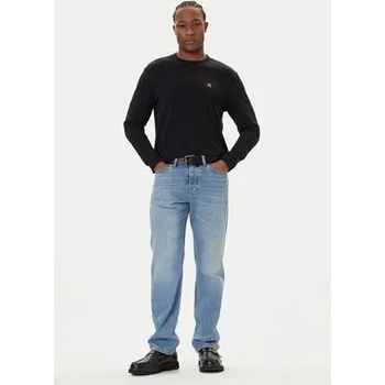 Oblečení a móda Calvin Klein Jeans S dlouhým rukávem Easy LV04RD247G Černá Regular Fit M