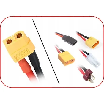 RC vybavení Nabíjecí kabel XT60 - XT60/XT90/T-Plug/Tamiya/FUT/JR