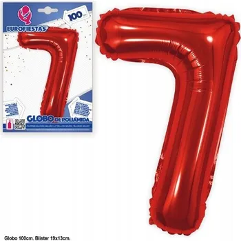 Balónek Ouda Party - Červený balón ve tvaru číslice 100 cm z hliníku