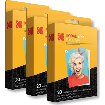 Fotopapír Kodak Zink Paper 2x3 60-pack samolepící fotopapír