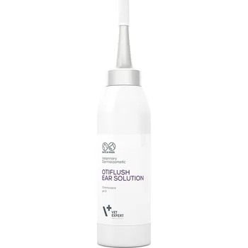 Kosmetika pro kočku VetExpert OTIFLUSH EAR SOLUTION 125 ml - 30% sleva, poškozený obal