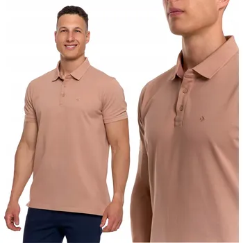 Pánská móda TRIČKO PÁNSKÉ POLO MORAJ ELEGANTNÍ POLO TRIČKO S KRÁTKÝM RUKÁVEM S