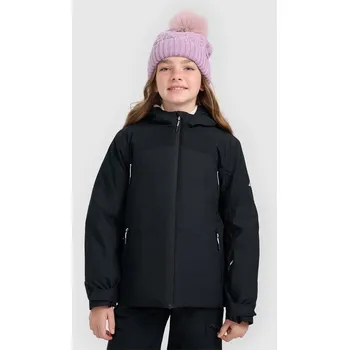 Dívčí oblečení 4F Dívčí bunda Černá Velikost 140 (9-10 let)