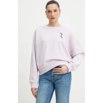 Pánská móda Bavlněná mikina BOSS Orange C Ever Valentine 50559484 fialová 04X, vel. S