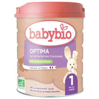 BABYBIO Optima 1 počáteční kojenecké bio mléko s probiotiky a prebiotiky 800 g