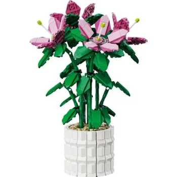 ostatní stavebnice Stavebnice Zuanma Květ lilie, 1189 dílů