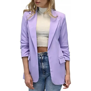 Dámské sako Dámské Sako Volný Blejzr Módní Přehoz M/38