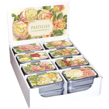 Pastilky v plechové dóze Roses