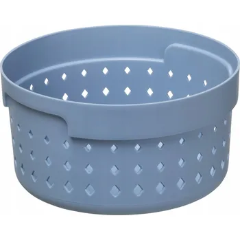 Úložný box Košík, organizér, úložný box kulatý SEOUL S Niebieski