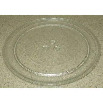 Nádobí do mikrovlnné trouby Talíř o průměru 245 mm / 24,5 cm otočný skleněný do mikrovlnné trouby Beko Blomberg - 9178005328