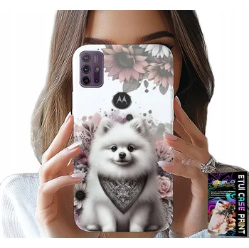 Pouzdro na mobilní telefon POUZDRO PRO MOTOROLA MOTO G10 / G30 - POMERANIAN, MINIATURNÍ ŠPIC, PLEMENO PSŮ