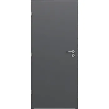 Interiérové dveře Porta doors ZK Plechové dveře 60 L, 600 × 1970 mm, pozinkované lakované, levé, antracit, plné&nbsp;SCWP0PML06LNT0SP3KH000