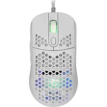 Herní myš White Shark GALAHAD WHITE