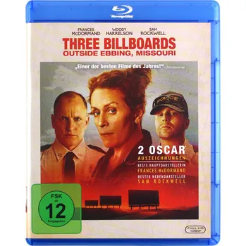 Blu-ray film Three Billboards Outside Ebbing, Missouri (Trzy billboardy za Ebbing, Missouri) Blu-ray disk