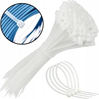 Stahovací páska Upínací pásky silné STAHOVACÍ PÁSKY černé 2,5x100 mm 100 ks