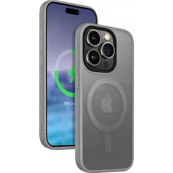 Pouzdro na mobilní telefon Crong Zadní Kryt pro Apple iPhone 15 Pro šedý